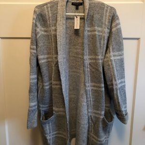 Banana Republic Windowpane Coatigan